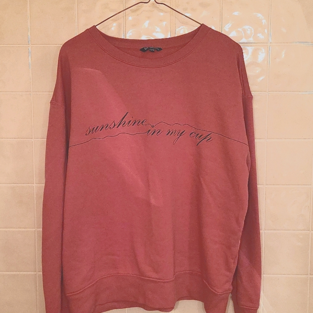 XL Sunshine in my cup sweat shirt